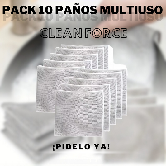 CleanForce™ | Paños Mágicos de Limpieza (Paga 5 lleva 10) SOLO POR HOY